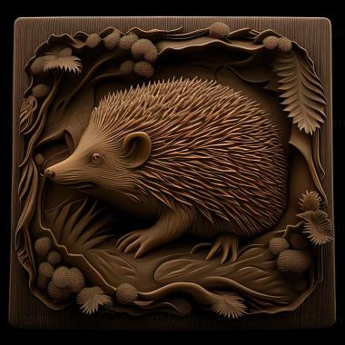 3D model hedgehog (STL)